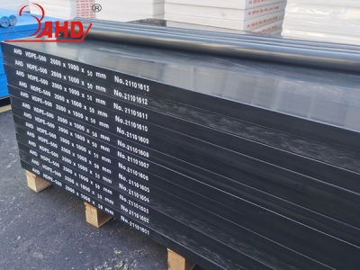 Low pressure high density polyethylene plate