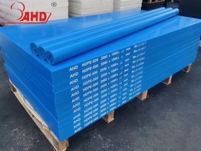 Low pressure high density polyethylene plate