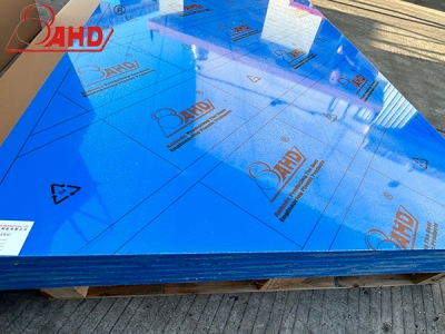 Low pressure high density polyethylene plate