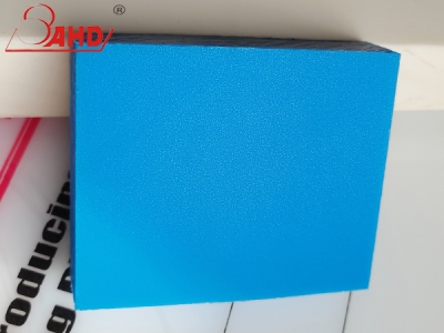HDPE-500 single side frosted board blue